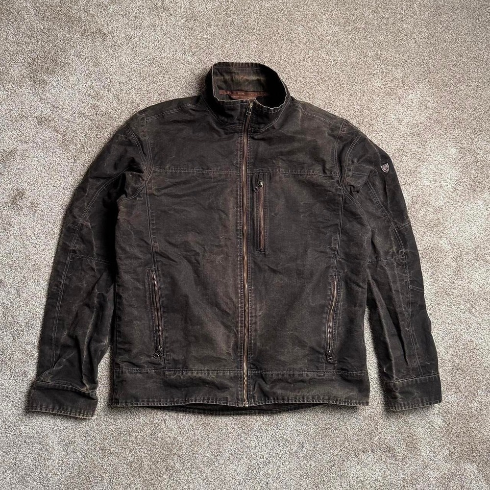 KÜHL DARK PATINA DYED MOTO JACKET